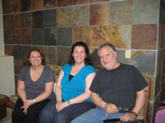 Sis, Dad and me at the OCC - morning of surgery