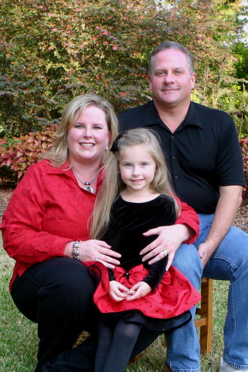 Christmas 2007 - Me, my husband Paul, and daughter Kristen