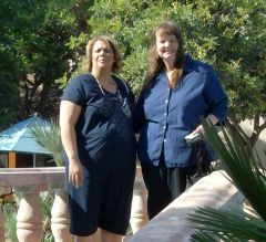 Janet And I at the Lucerna 6/9/08