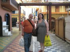 Dad and me on Revolucion Ave - day after surgery