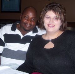 Me and Hubby..Christmas 2007