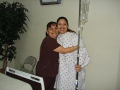 My nurse who was awsome!!!