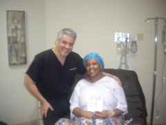 Me and Dr. Ortiz pre surgery