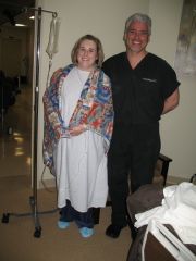 Me & Dr. Ortiz after surgery