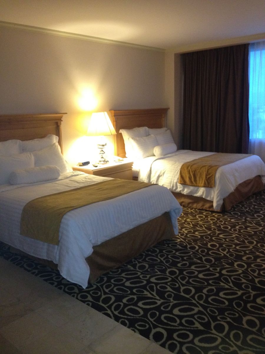 Hotel room at the Marriott in Tijuana